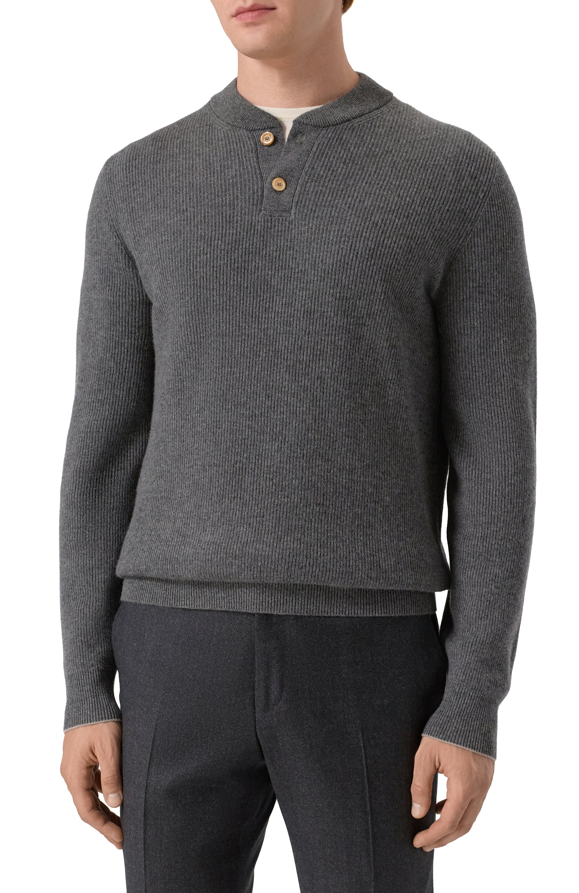 Кашемировый джемпер BRUNELLO CUCINELLI, арт. M2229551, фото 3