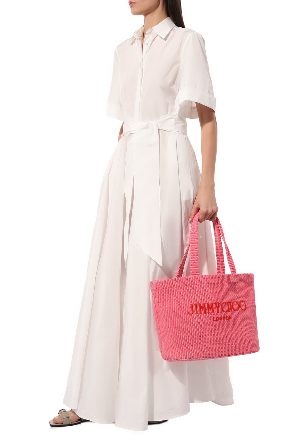 Сумка-тоут east-west JIMMY CHOO, арт. BEACH T0TE E/W, фото 7