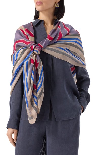 Шелковая шаль GIORGIO ARMANI, арт. GW000837/AF14829, фото 2