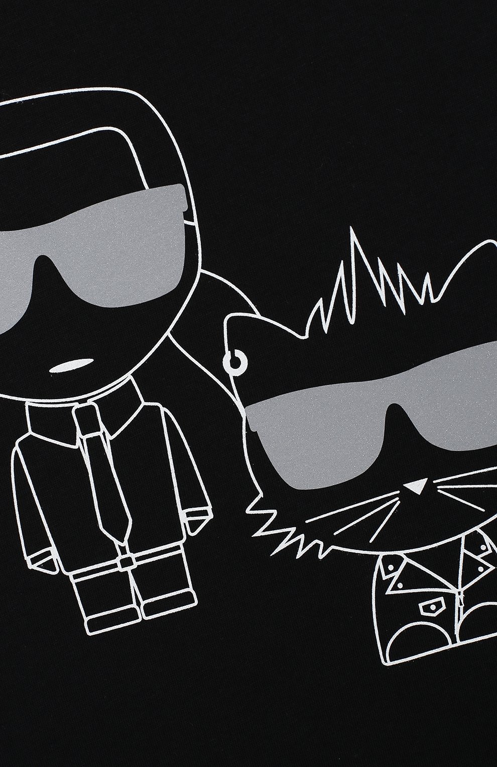 Хлопковый лонгслив KARL LAGERFELD KIDS, арт. Z25207, фото 3