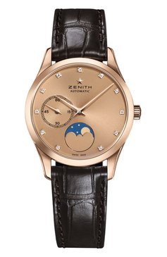 Женские часы ultra thin lady moonphase ZENITH бесцветного цвета, арт. 18.2310.692/95.C498 | Фото 1 (Материал корпуса: Розовое золото; Механизм: Автомат; Региональные ограничения белый список (Axapta Mercury): Не проставлено; Нос: Не проставлено)