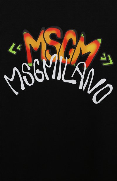 Хлопковый свитшот MSGM KIDS, арт. F4MSJBSW200, фото 3