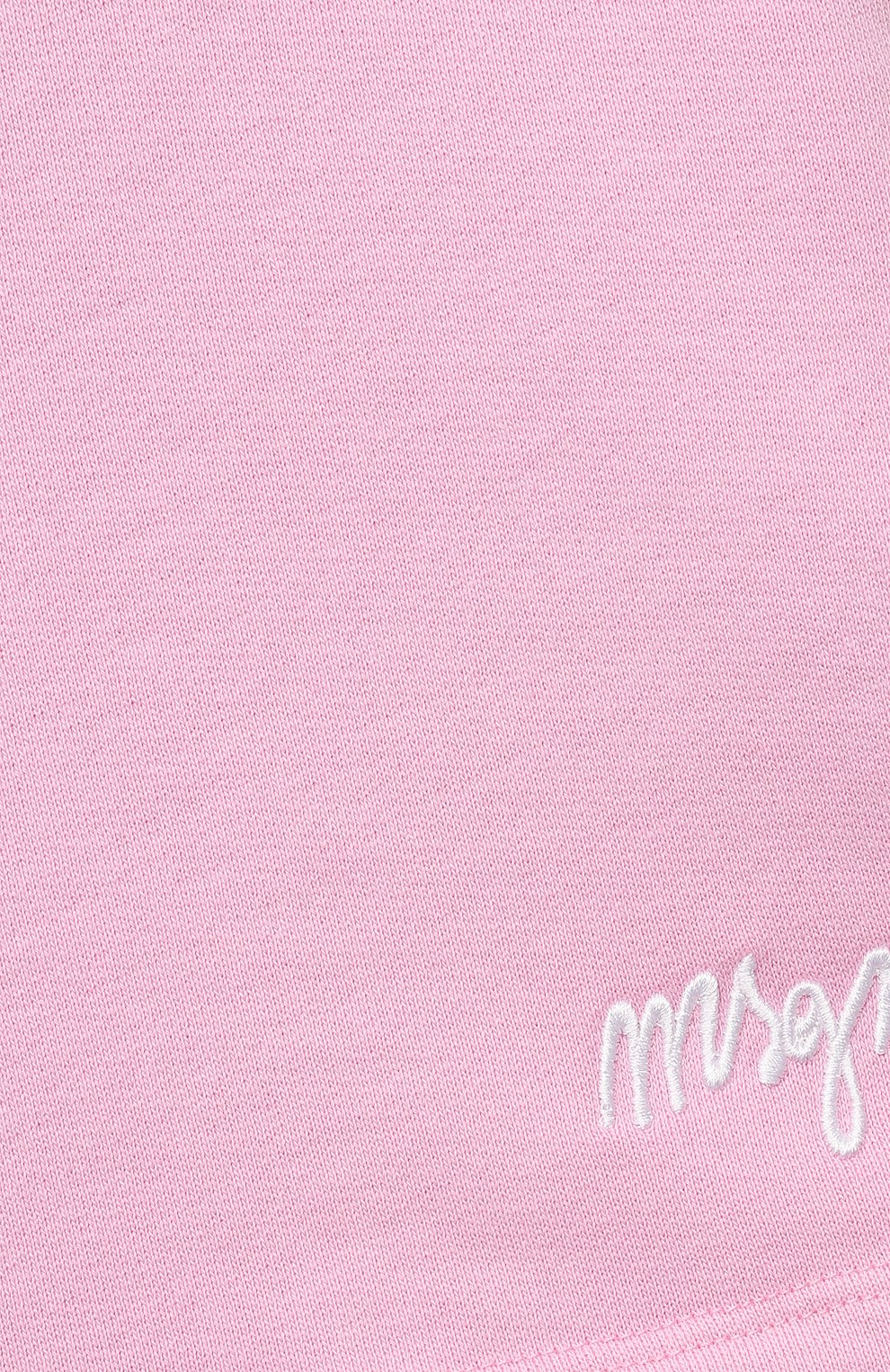 Хлопковые шорты MSGM KIDS, арт. MS028776, фото 3