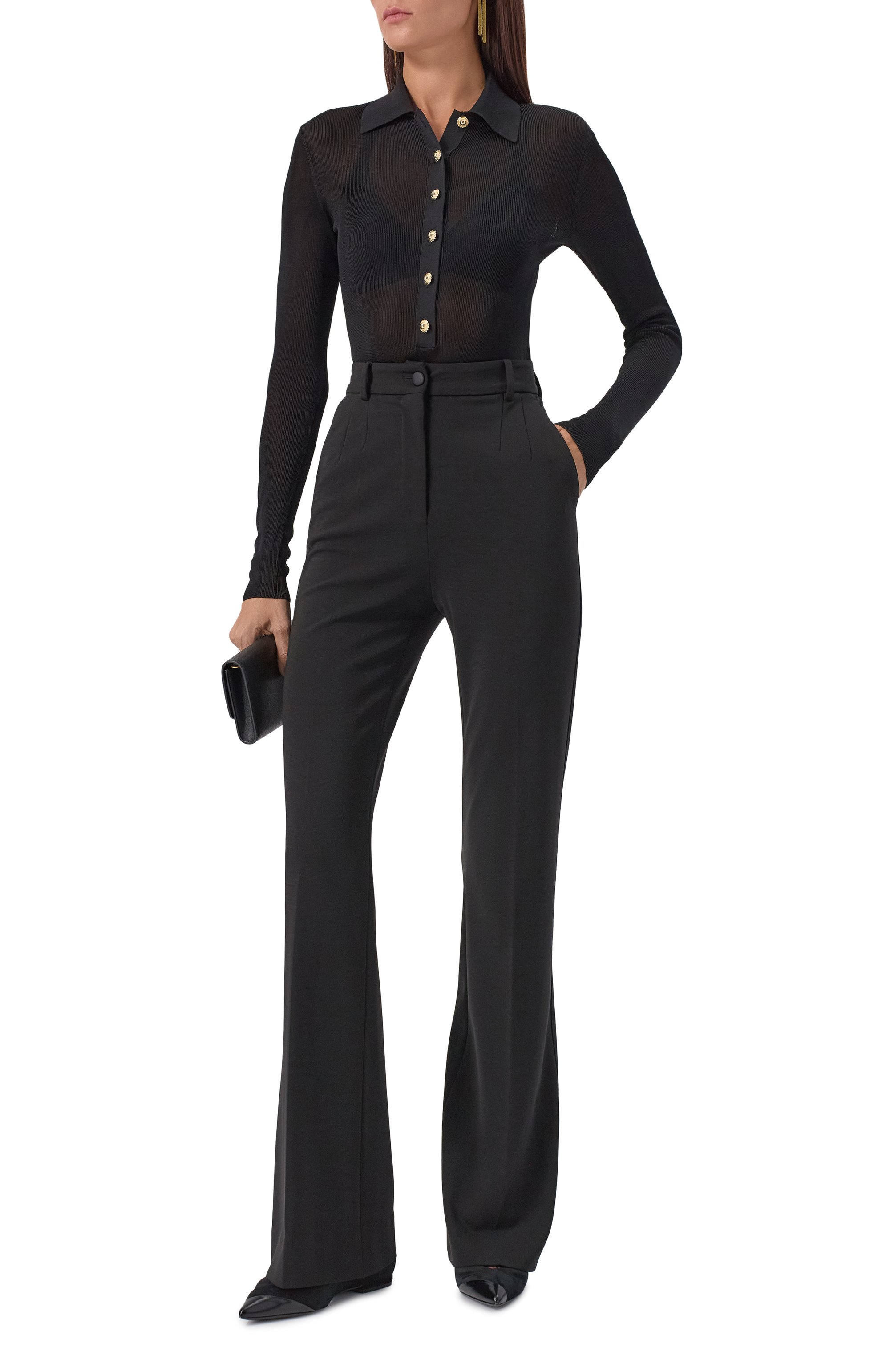 Боди из вискозы SELF-PORTRAIT, арт. PF25113TB, фото 2