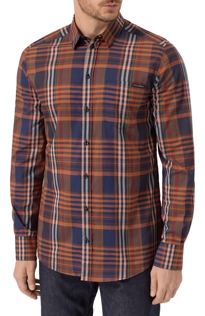 Хлопковая рубашка DOLCE & GABBANA, арт. G5JZ9T/FQ5M2, фото 3