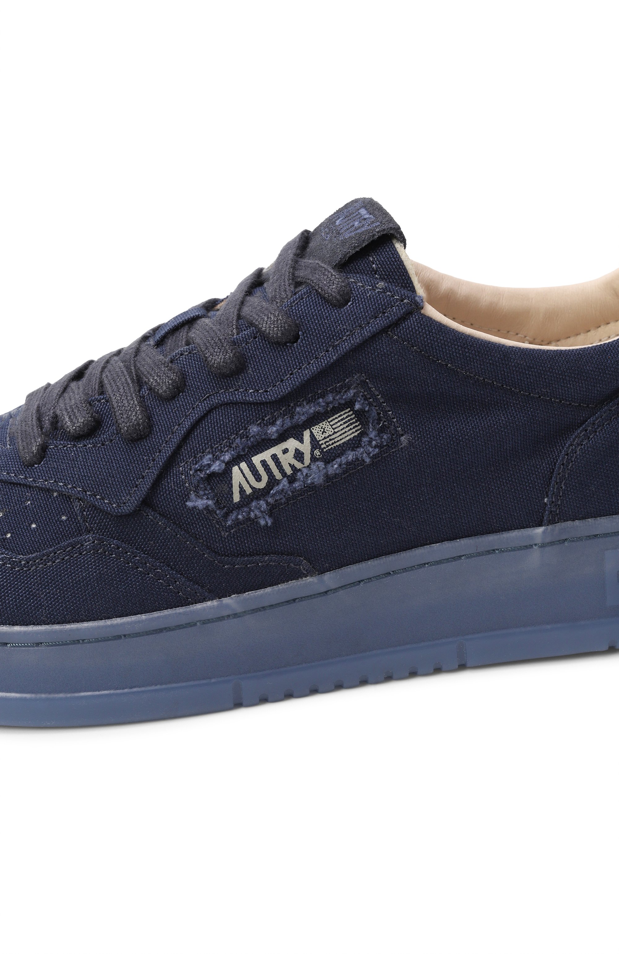 Текстильные кеды medalist AUTRY темно-синего цвета по цене 22750 руб., арт. A1UNAULMCA04, фото 7 Текстильные кеды medalist AUTRY, арт. A1UNAULMCA04, фото 7