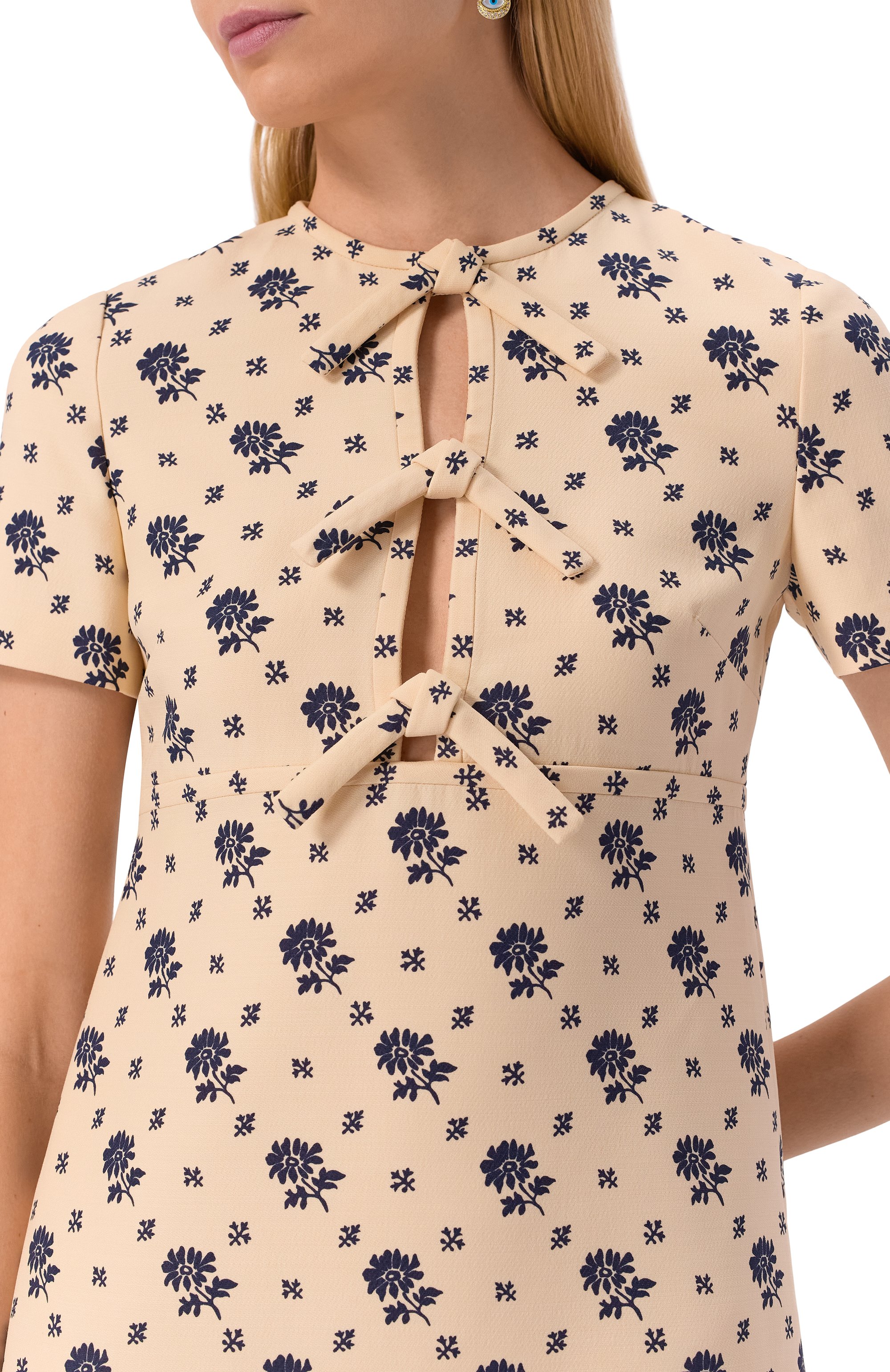 Платье из шерсти и шелка VALENTINO, арт. 6B3VAFB1934, фото 5