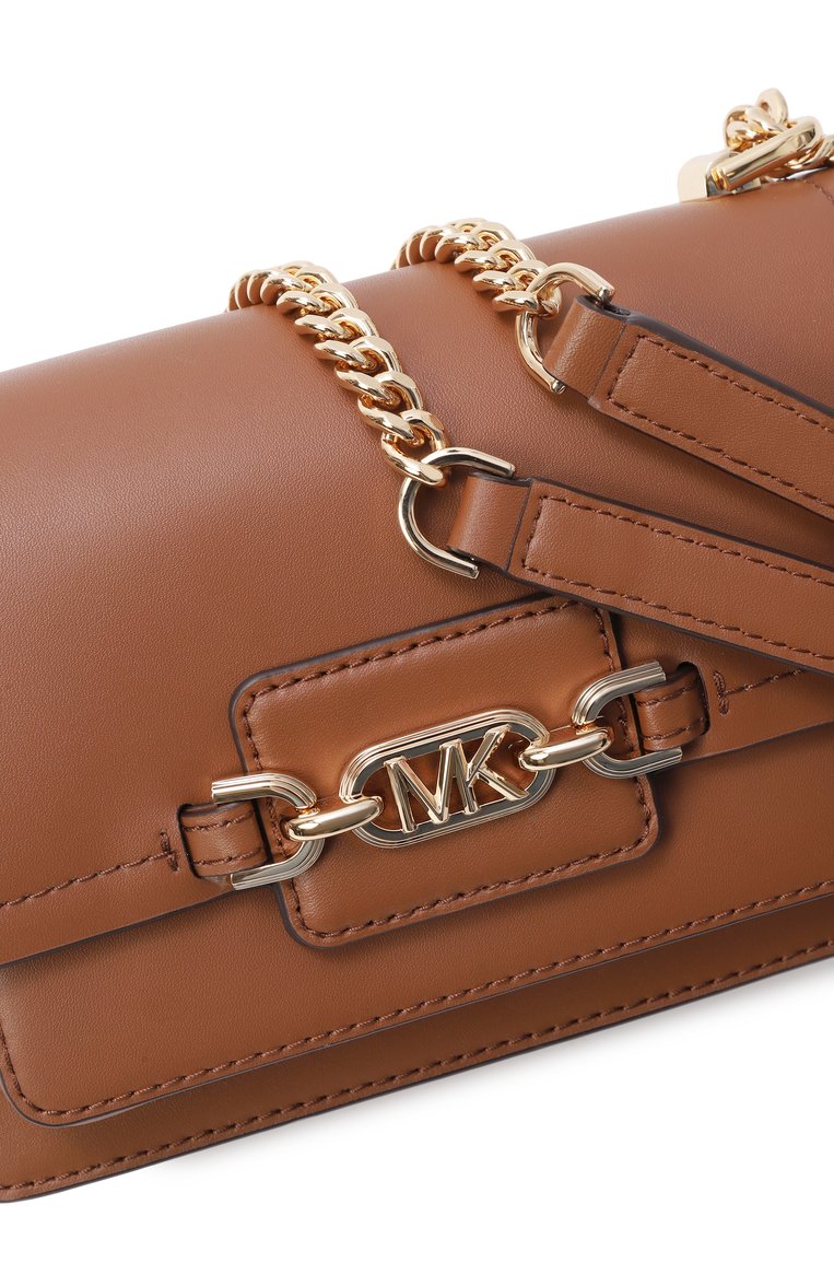 Женская сумка heather MICHAEL MICHAEL KORS коричневого цвета, арт. 32S2G7HC0L | Фото 3 (Ремень/цепочка: На ремешке; Размер: mini; Материал: Натуральная кожа)