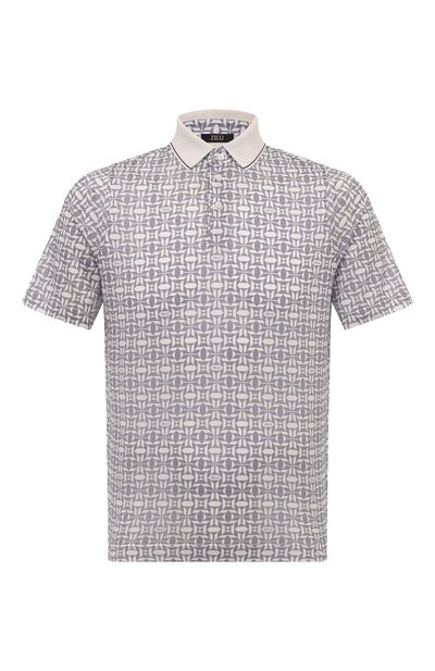 Мужская хлопковое поло ZILLI, арт. KBP002M0110VZLU00