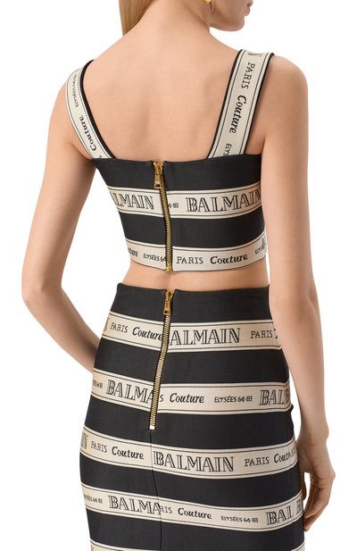 Топ из вискозы BALMAIN, арт. EF1AA370/JJ95, фото 4