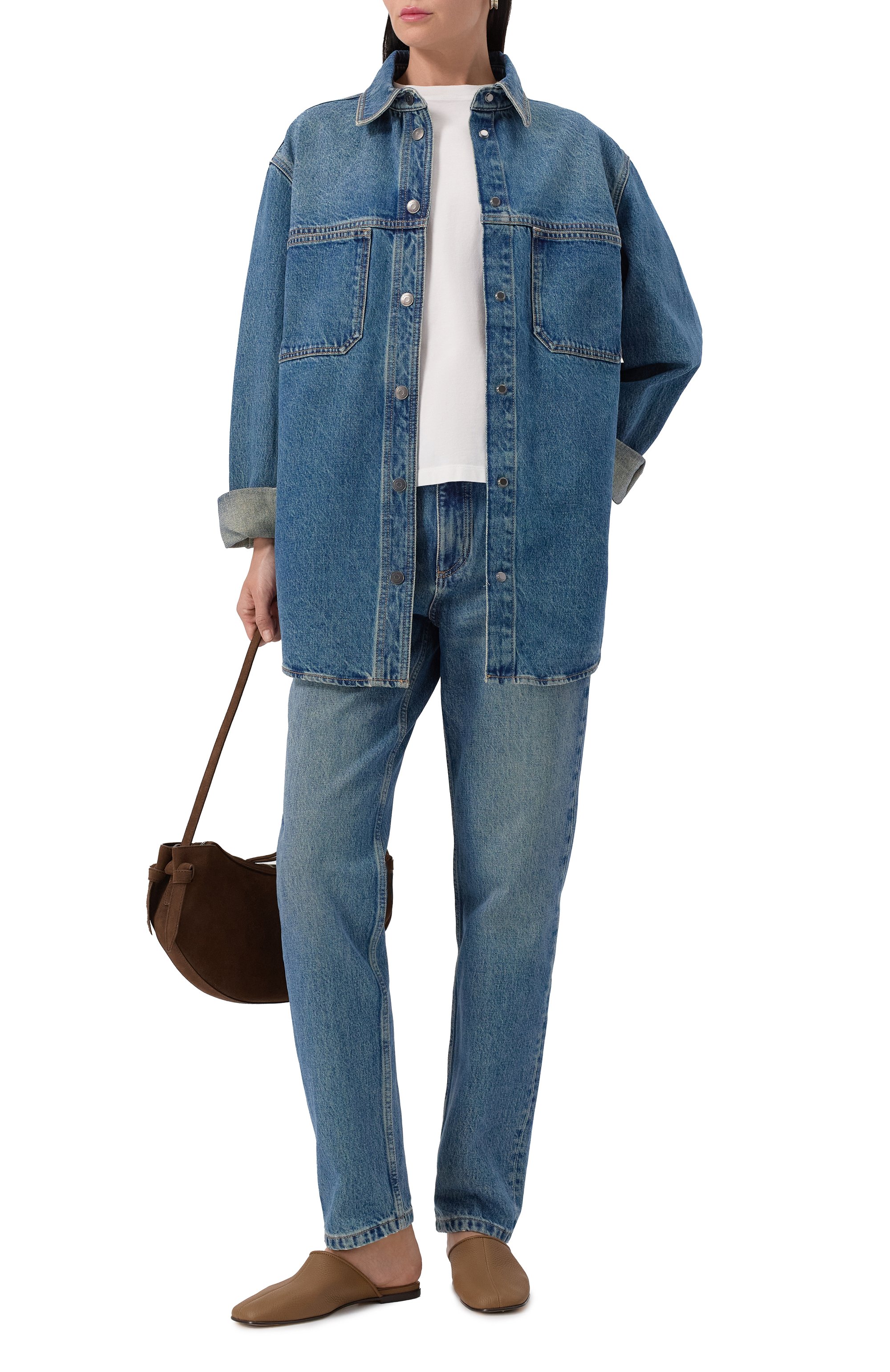 Джинсовая рубашка 12 STOREEZ, арт. 129659, фото 2