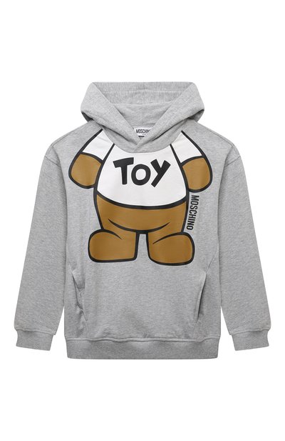 Хлопковое худи MOSCHINO, арт. HRF03X/LCA69/10-14