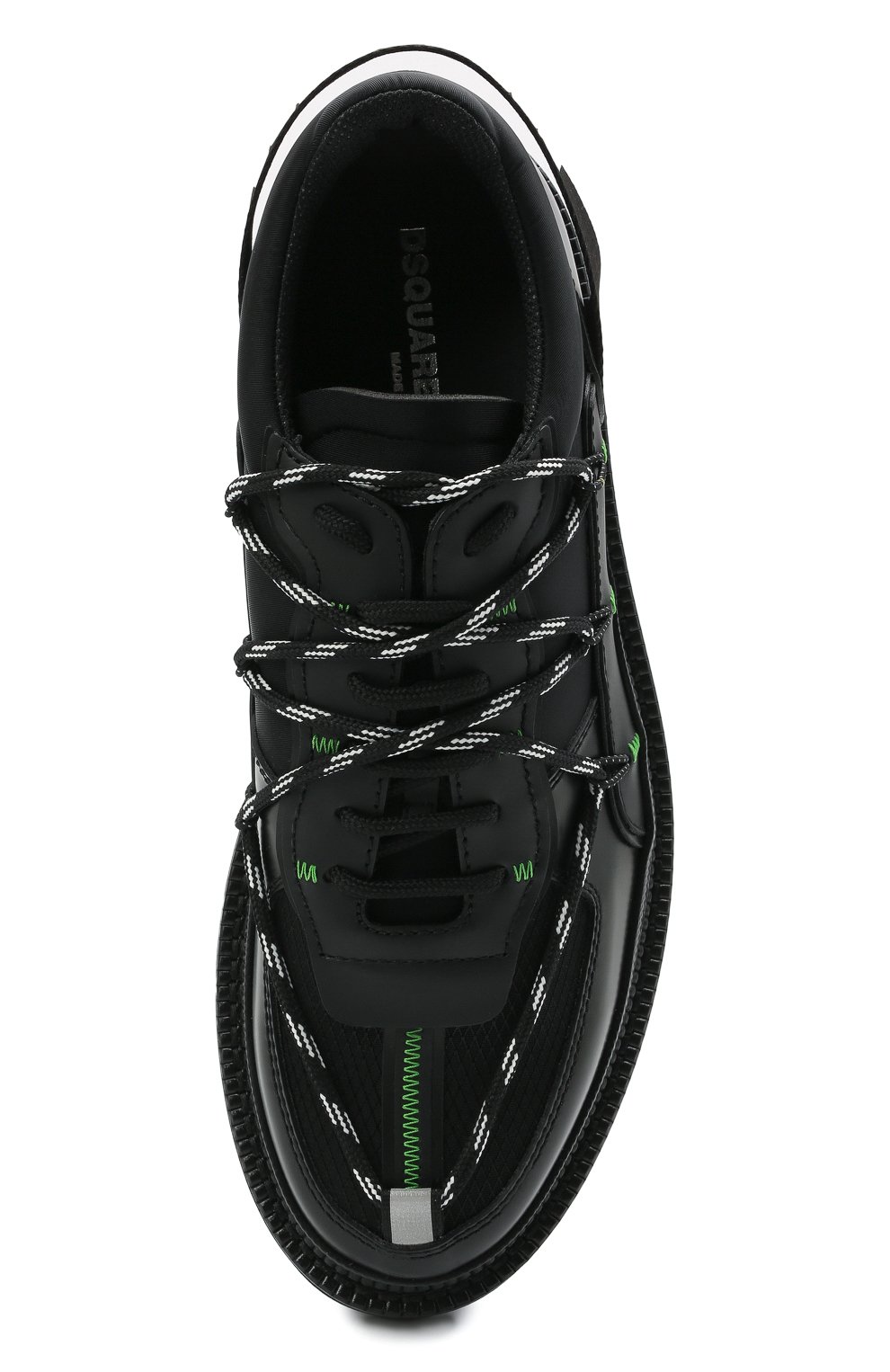 Комбинированные ботинки DSQUARED2 черного цвета по цене 83650 руб., арт. LUM0063 24903914, фото 5 Комбинированные ботинки DSQUARED2, арт. LUM0063 24903914, фото 5