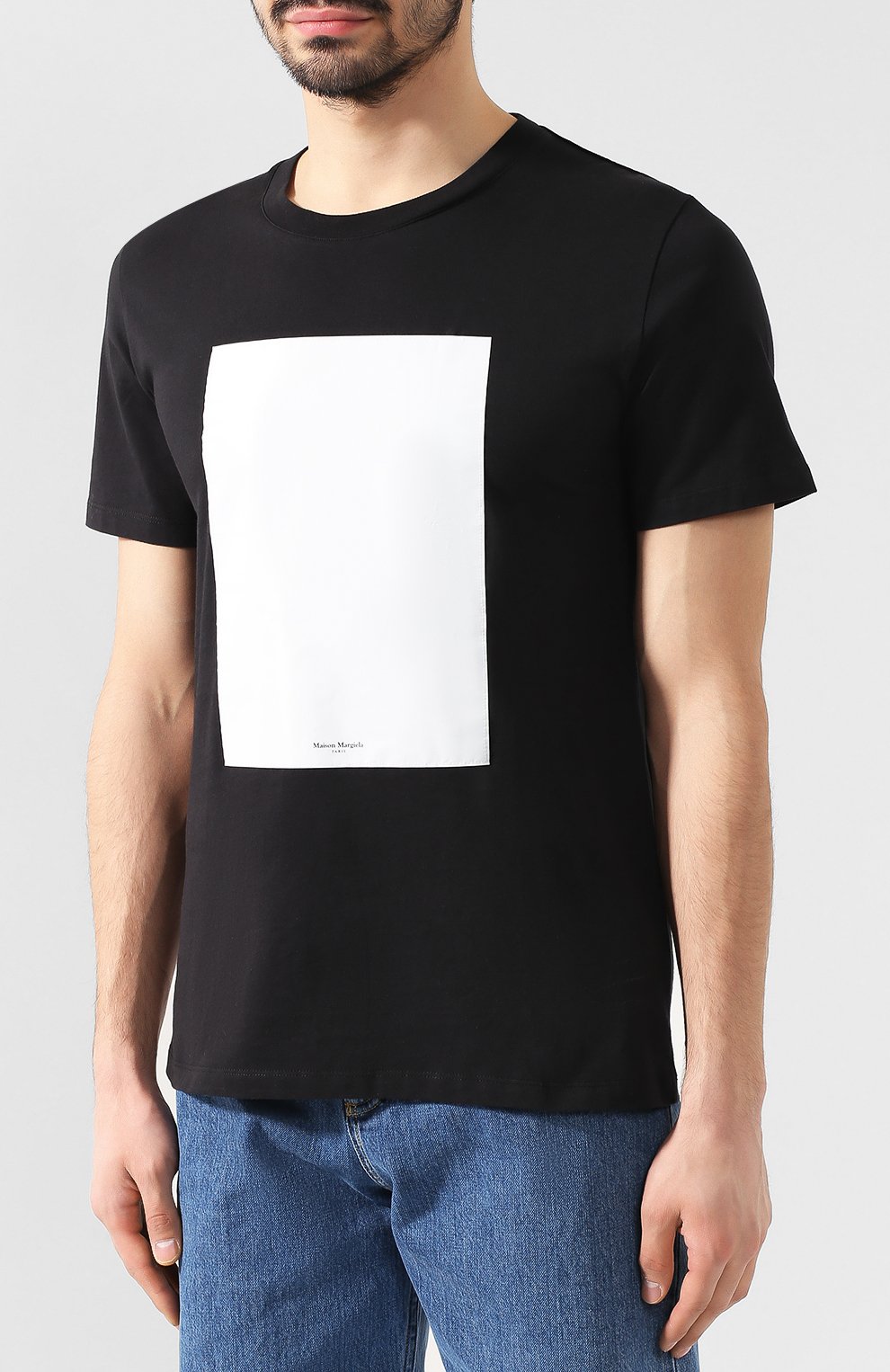 Хлопковая футболка MAISON MARGIELA, арт. S50GC0541/S23182, фото 3