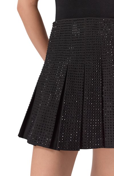 Плиссированная юбка с отделкой стразами PINKO, арт. 105926/A287, фото 5