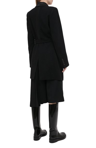 Пальто из шерсти и вискозы ANN DEMEULEMEESTER, арт. 2002-1016-P-165-099, фото 4