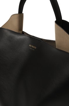 Женская сумка-тоут ann medium REE PROJECTS черного цвета, арт. AW22/T0TANMED1SC | Фото 3 (Ремень/цепочка: На ремешке; Сумки-технические: Сумки-шопперы; Размер: medium; Материал: Натуральная кожа; Материал сплава: Проставлено; Драгоценные камни: Проставлено; Нос: Не проставлено; Региональные ограничения белый список (Axapta Mercury): Не проставлено)