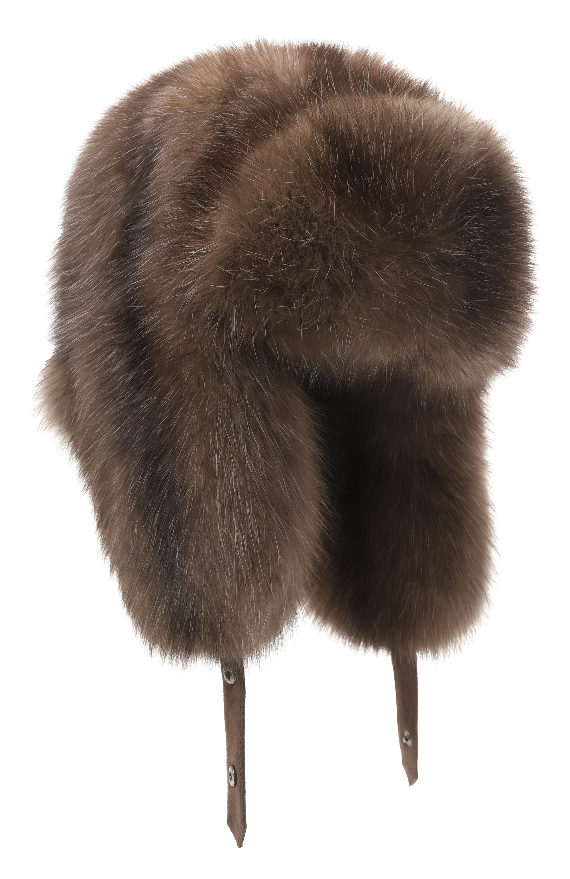 Меховая шапка-ушанка из соболя BLACK SABLE, арт. BS-24002MG, фото 1