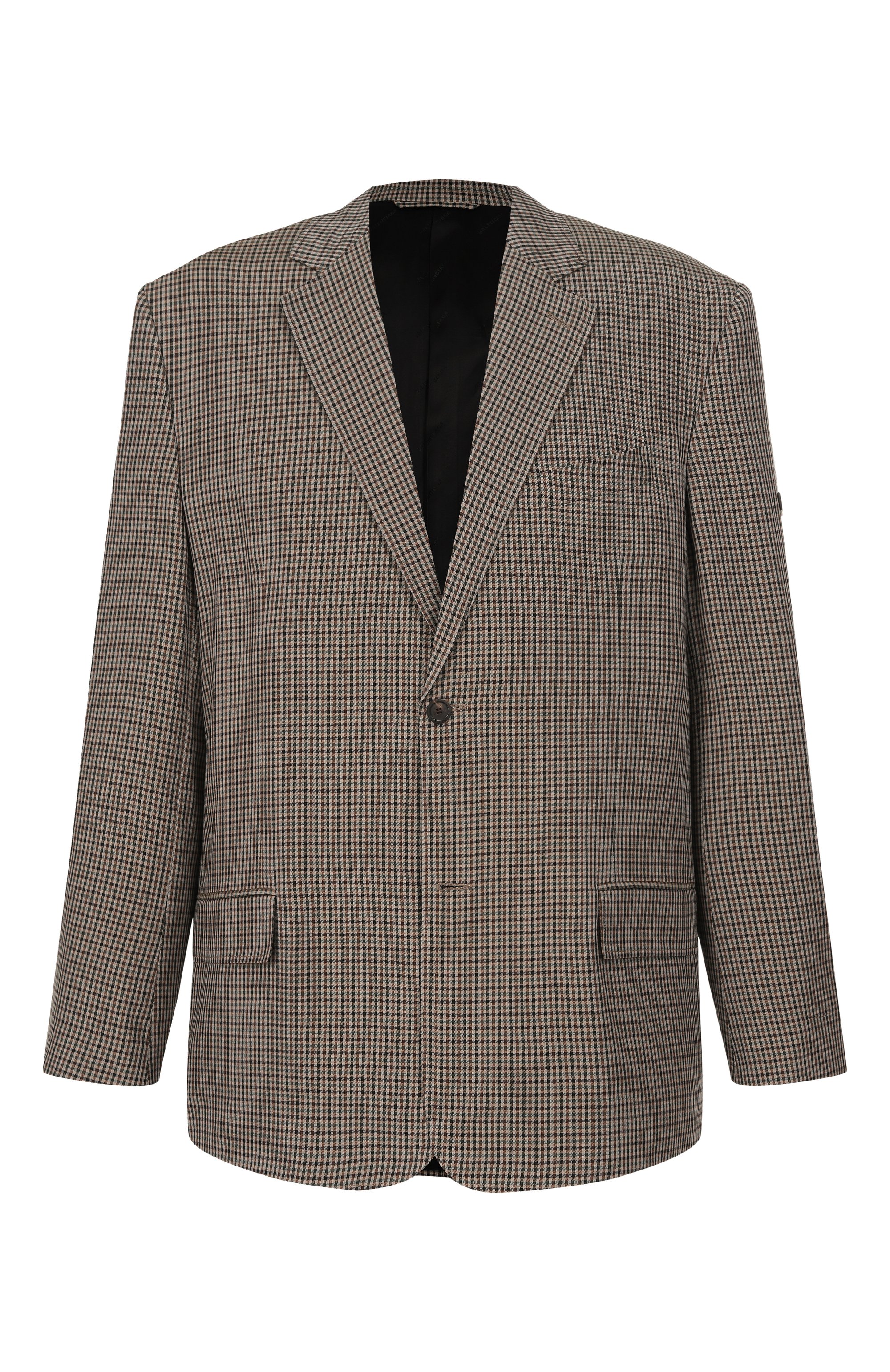 Пиджак из лиоцелла BALENCIAGA бежевого цвета по цене 325500 руб., арт. 850763/TT038, фото 1 Пиджак из лиоцелла BALENCIAGA, арт. 850763/TT038, фото 1