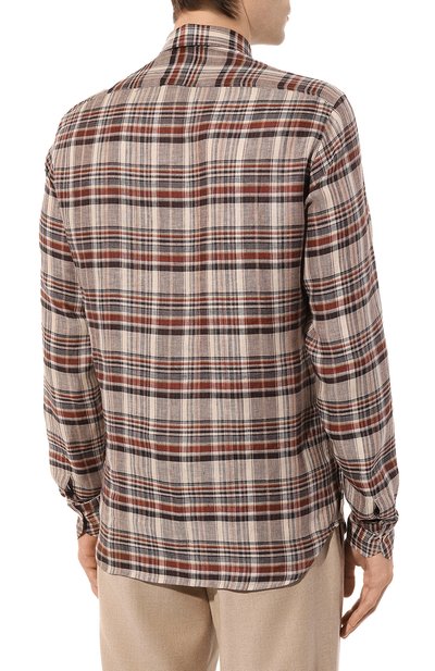 Льняная рубашка KITON, арт. UMCBUBAH0841404, фото 4