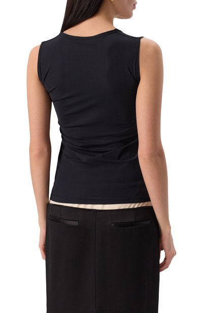 Майка JIL SANDER черного цвета по цене 21600 руб., арт. J01NC0016/J70026, фото 4 Майка JIL SANDER, арт. J01NC0016/J70026, фото 4