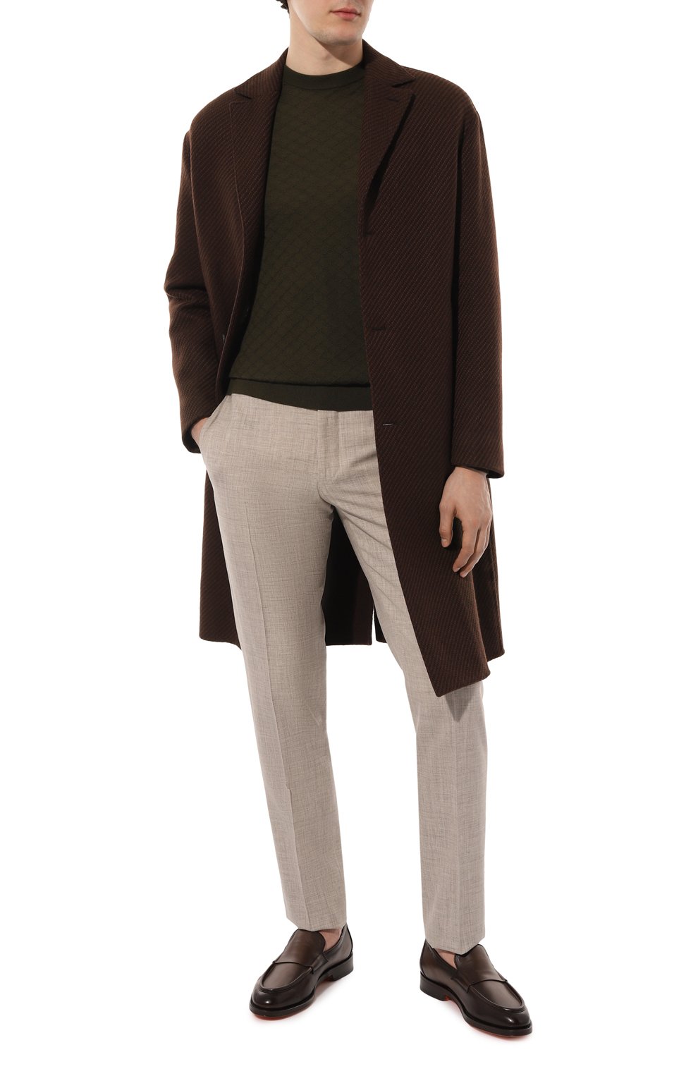 Брюки из шерсти и шелка CANALI, арт. 71019/AE00386, фото 2