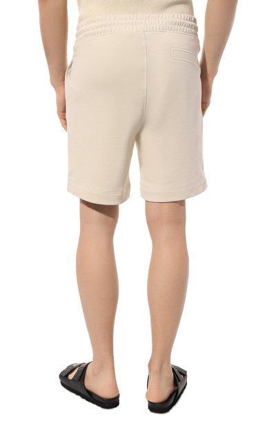 Хлопковые шорты BOSS ORANGE кремового цвета по цене 10560 руб., арт. 50468454, фото 4 Хлопковые шорты BOSS ORANGE, арт. 50468454, фото 4