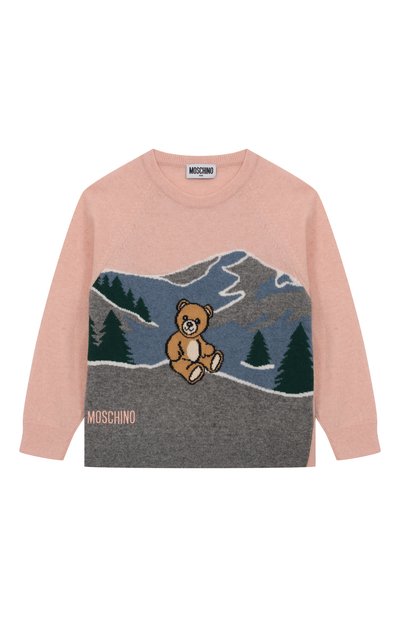 Шерстяной пуловер MOSCHINO, арт. HMW015/LHE80/4-8