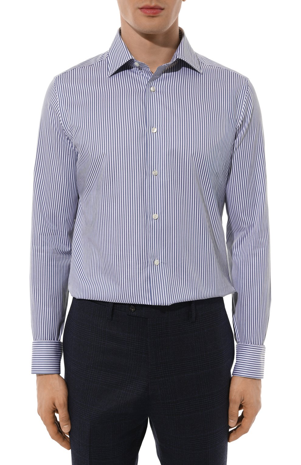 Хлопковая сорочка CANALI, арт. NCLX018/GR03303, фото 4