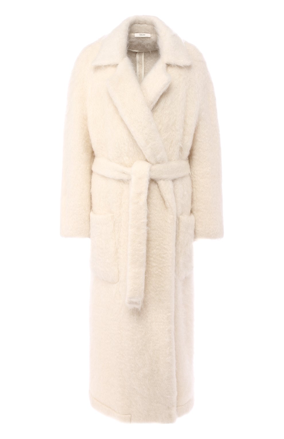 Пальто с поясом и накладными карманами CELINE, арт. 28W78333C, фото 1