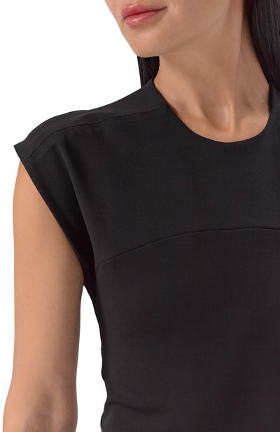 Платье из вискозы JIL SANDER черного цвета по цене 121000 руб., арт. J02CT0638/J20388, фото 4 Платье из вискозы JIL SANDER, арт. J02CT0638/J20388, фото 4