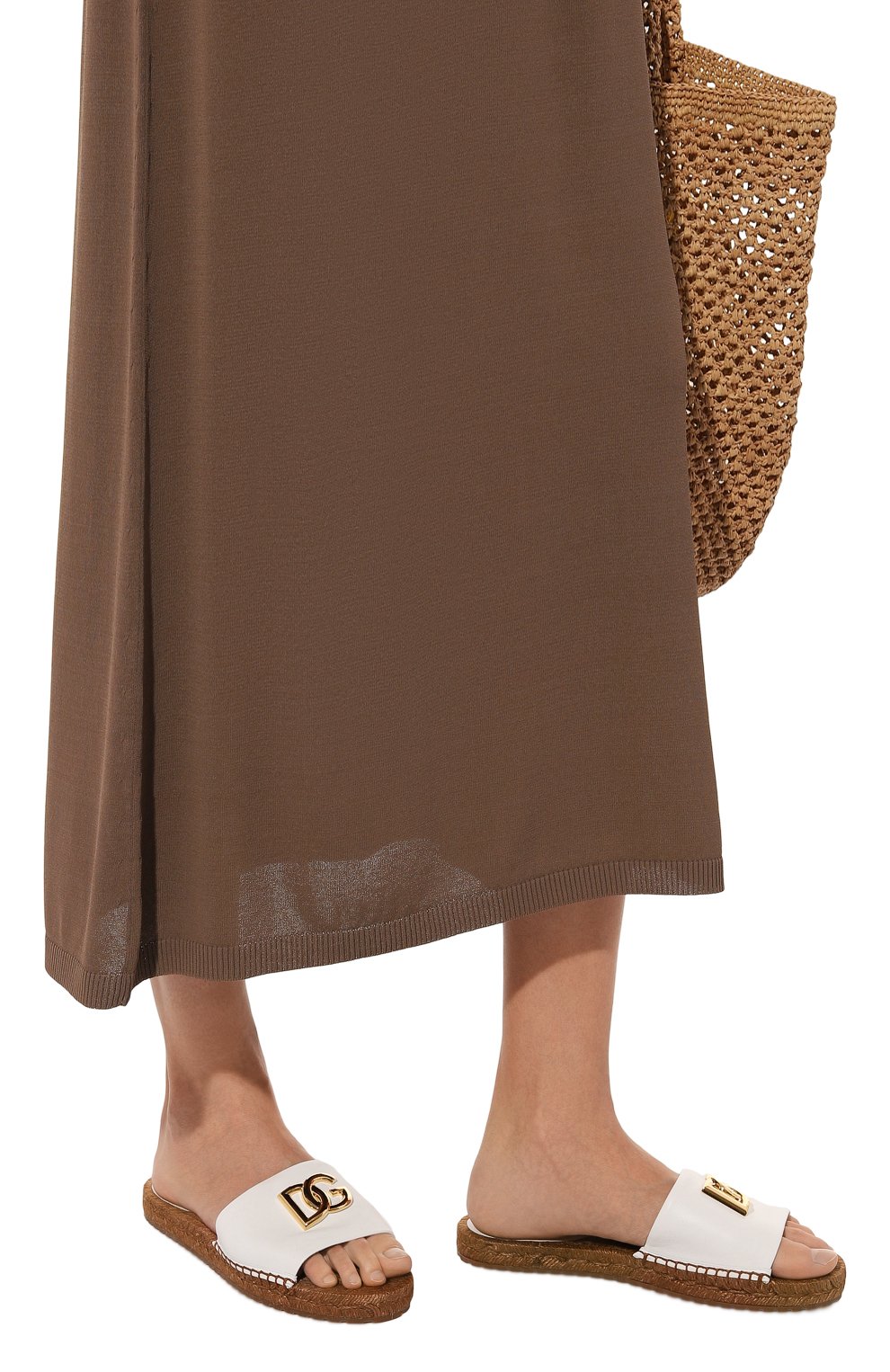 Кожаные шлепанцы DOLCE & GABBANA, арт. CE0124/AX191, фото 3