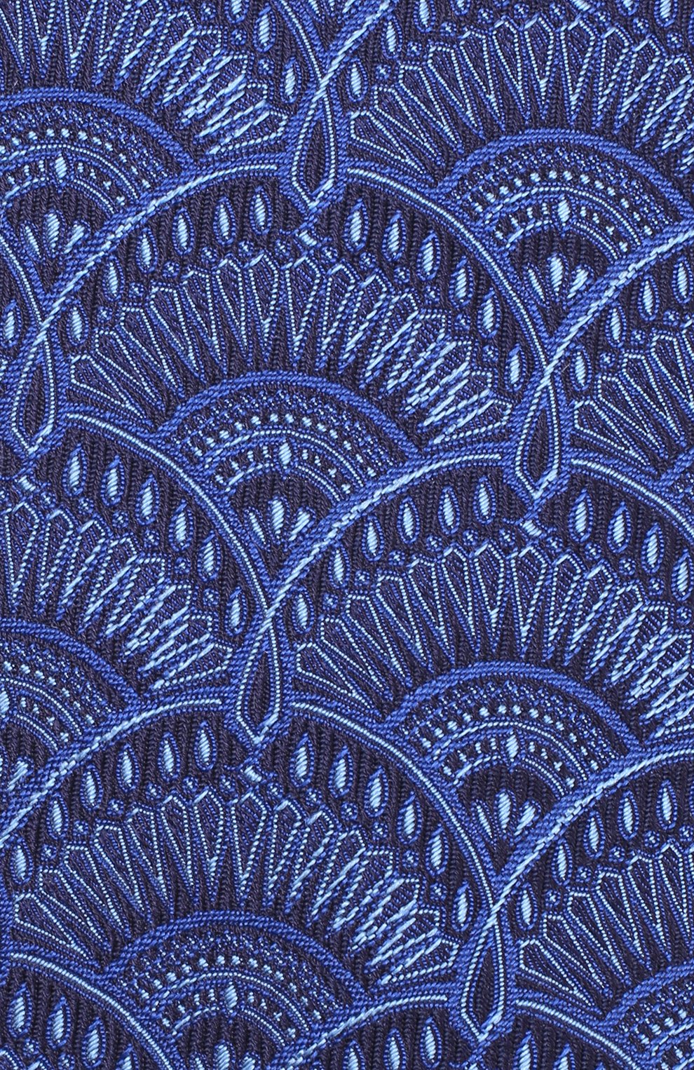 Шелковый галстук с узором TURNBULL & ASSER, арт. TIE002-BB232, фото 3