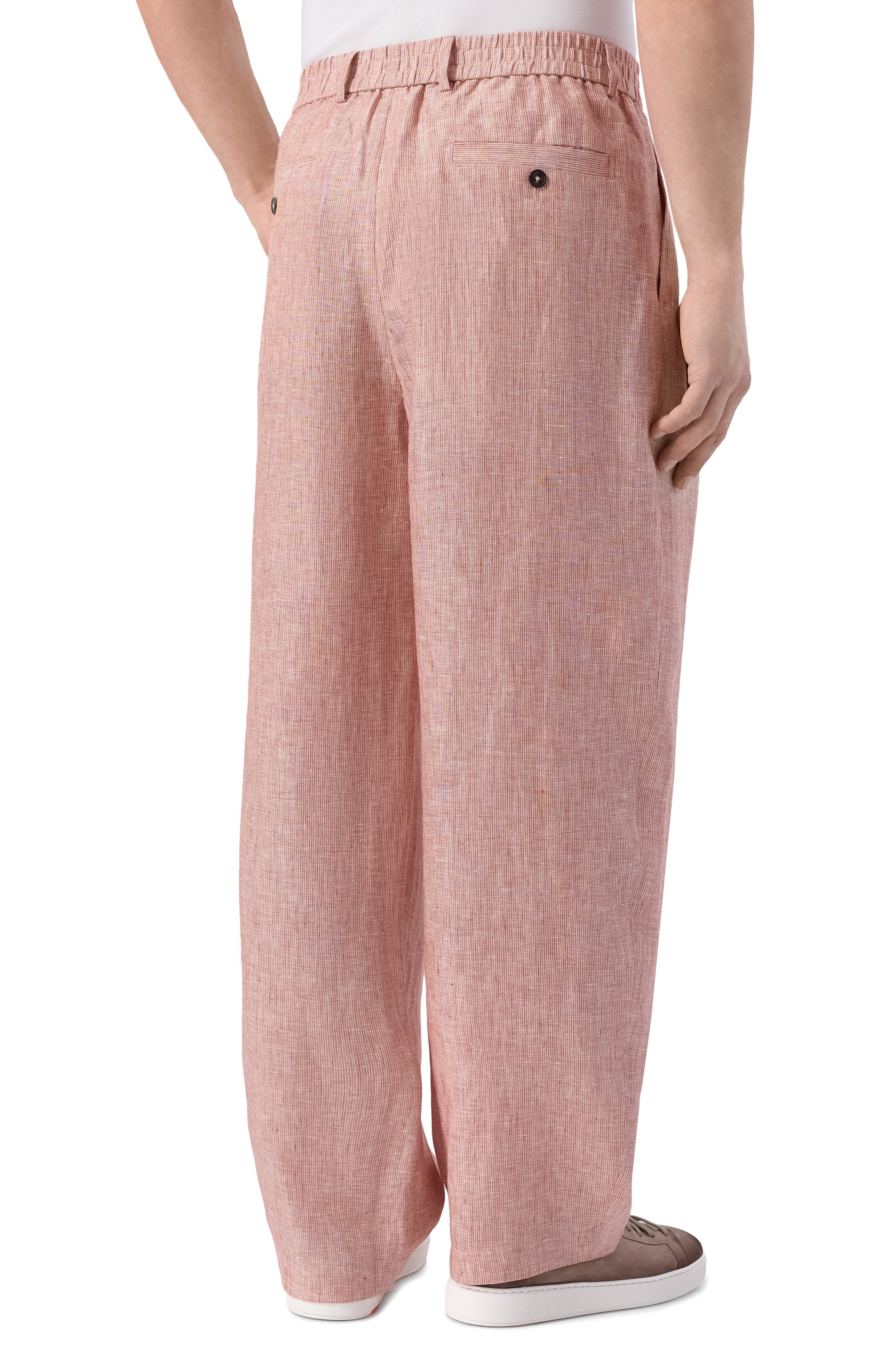 Льняные брюки 12 STOREEZ, арт. 137198, фото 4