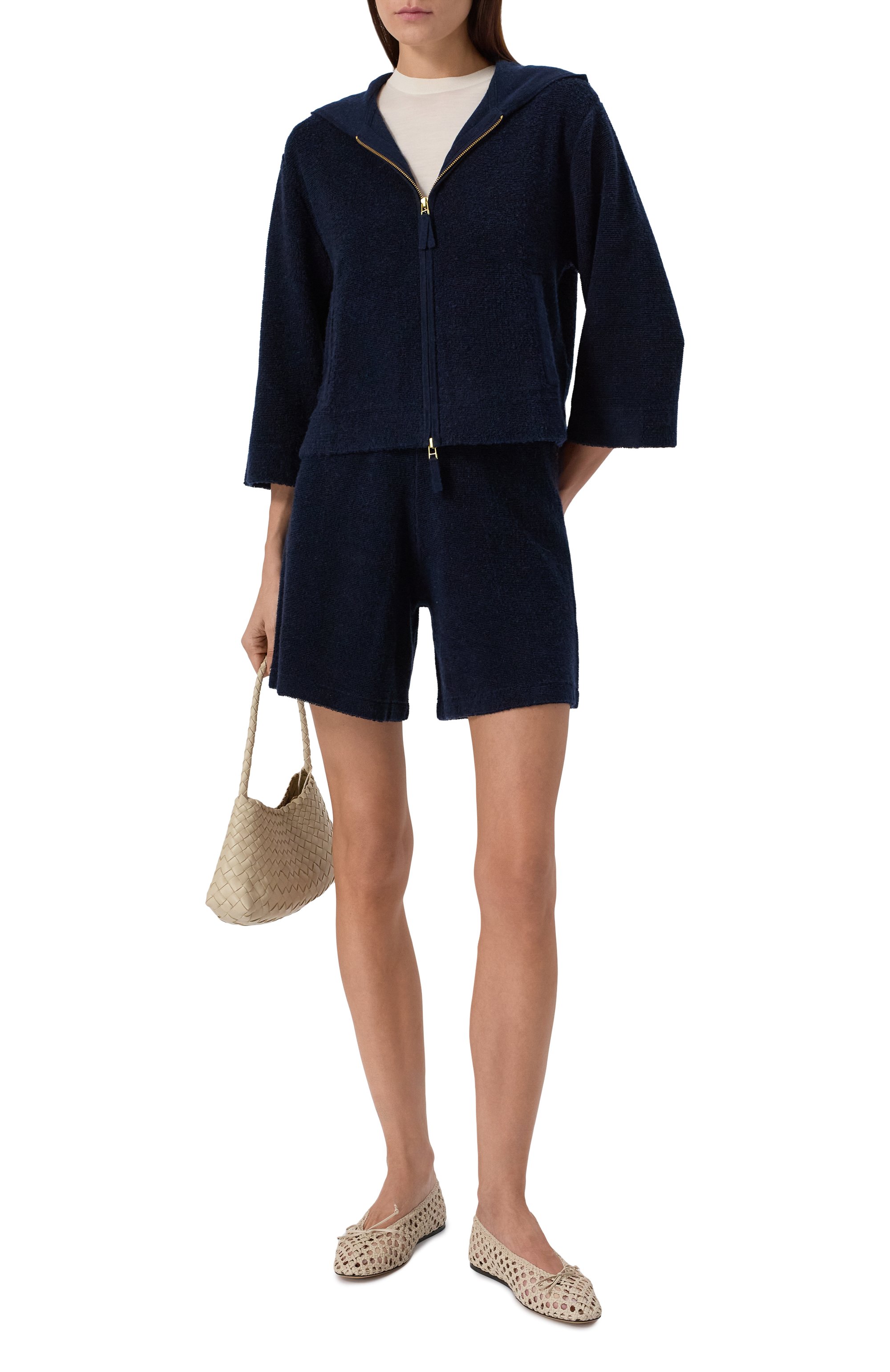 Шорты из хлопка и кашемира FTC, арт. 09904-0050, фото 2