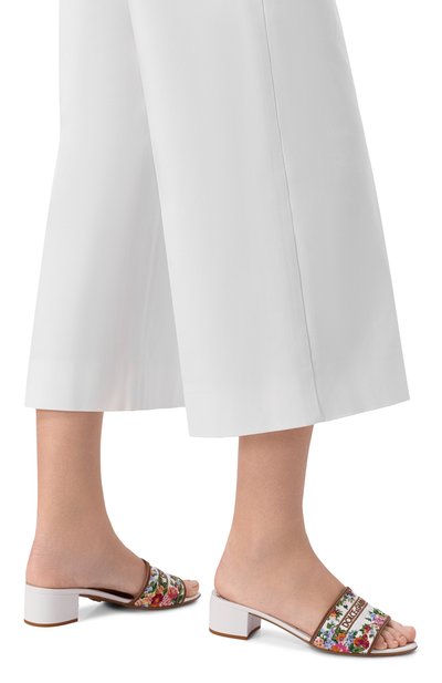 Текстильные мюли bianca 40 DOLCE & GABBANA, арт. CR1748/A6483, фото 2