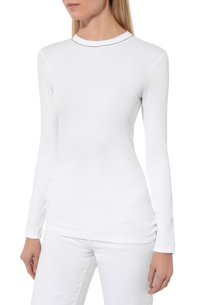 Хлопковый лонгслив BRUNELLO CUCINELLI, арт. MPTC8BJ300, фото 3