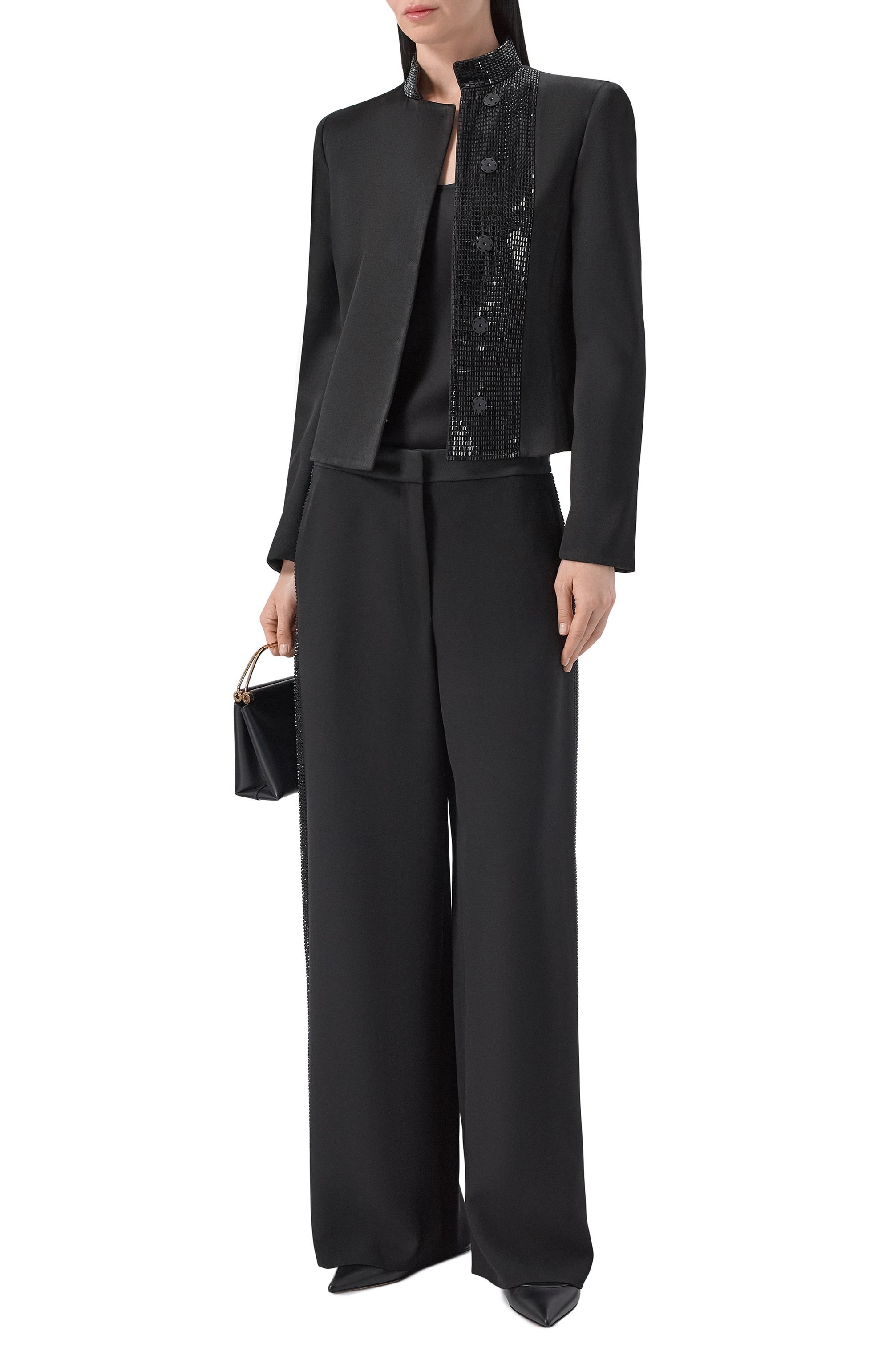 Жакет из вискозы и шелка GIORGIO ARMANI, арт. GW003010/AF24549, фото 2