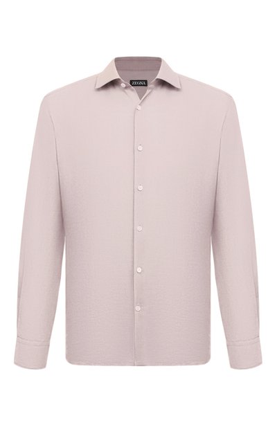 Мужская льняная рубашка ZEGNA, арт. UDX38A7/SRF5