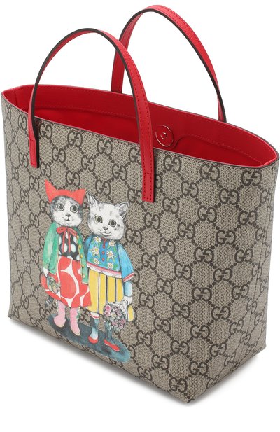 Текстильная сумка с принтом GUCCI, арт. 410812/9KWAN, фото 3