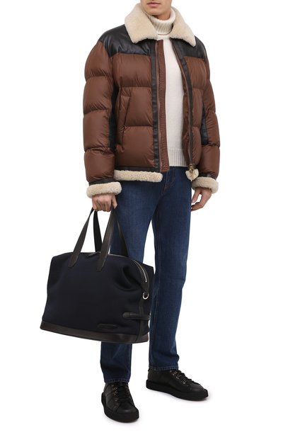 Сумка BRIONI темно-синего цвета по цене 248500 руб., арт. 0IUH0L/09714, фото 2 Сумка BRIONI, арт. 0IUH0L/09714, фото 2