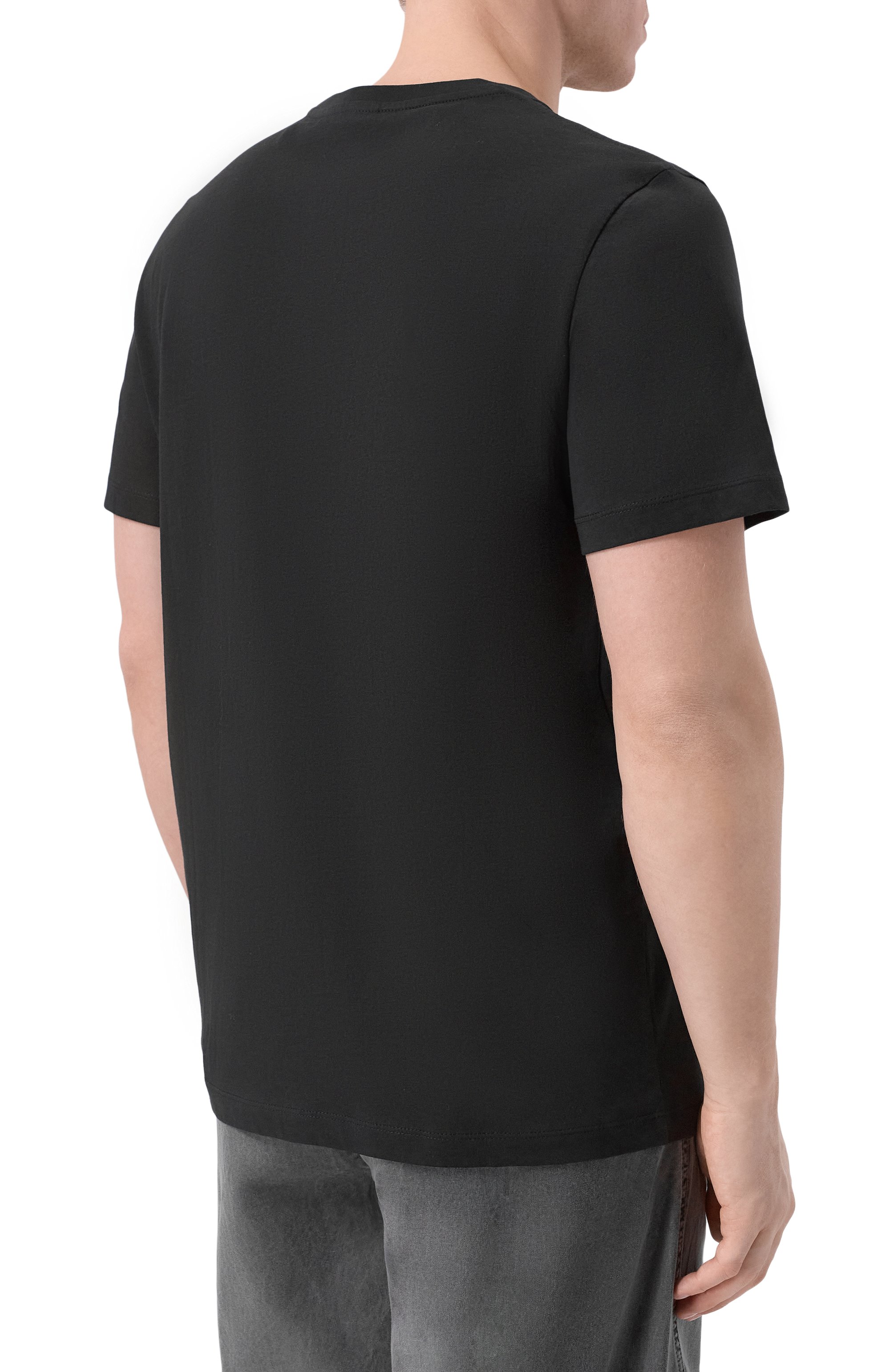 Хлопковая футболка PARAJUMPERS черного цвета по цене 14800 руб., арт. 25WMPMTSIT01, фото 4 Хлопковая футболка PARAJUMPERS, арт. 25WMPMTSIT01, фото 4