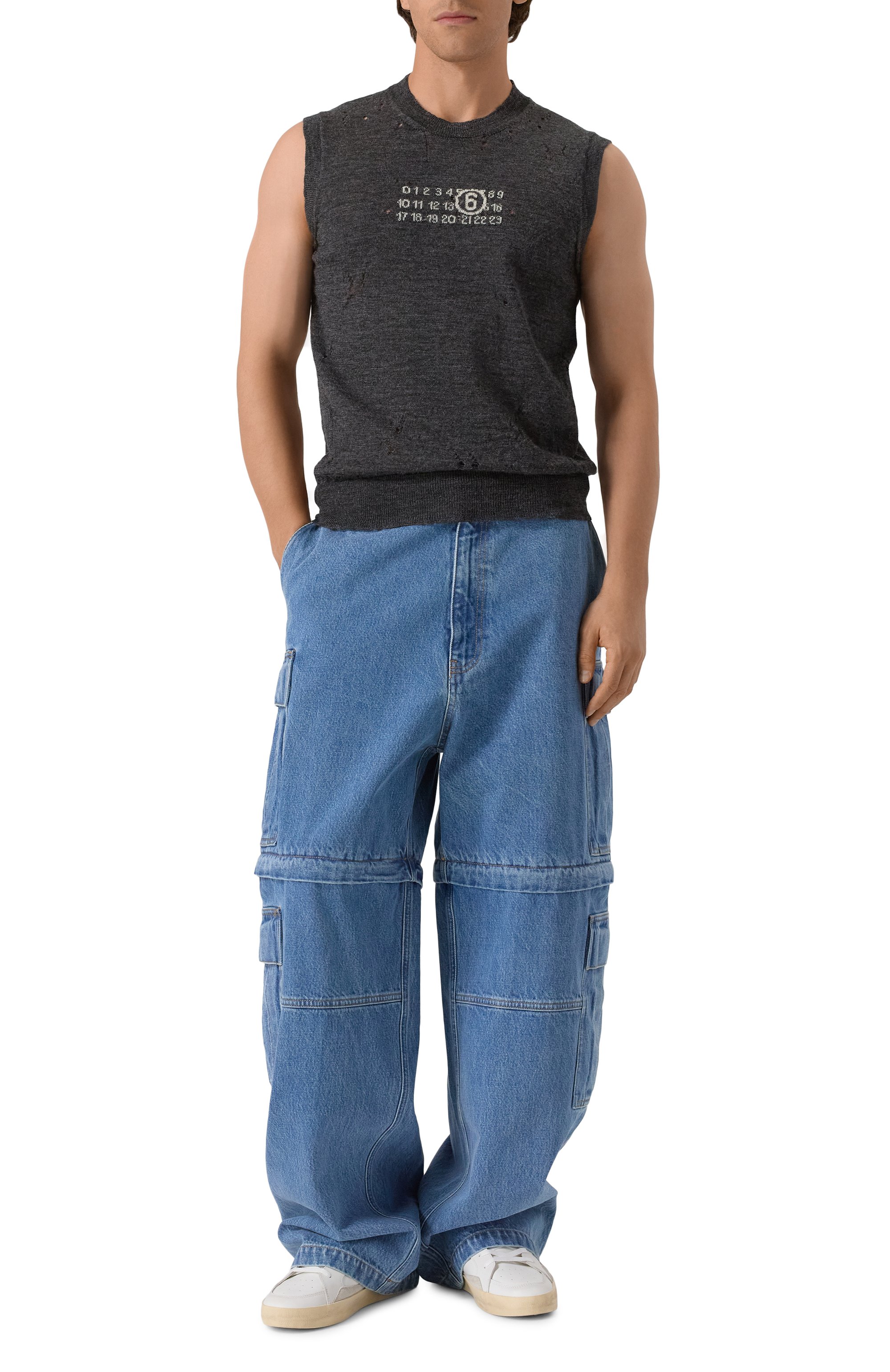 Шерстяной жилет MM6, арт. SH0FB0017/M13134, фото 2