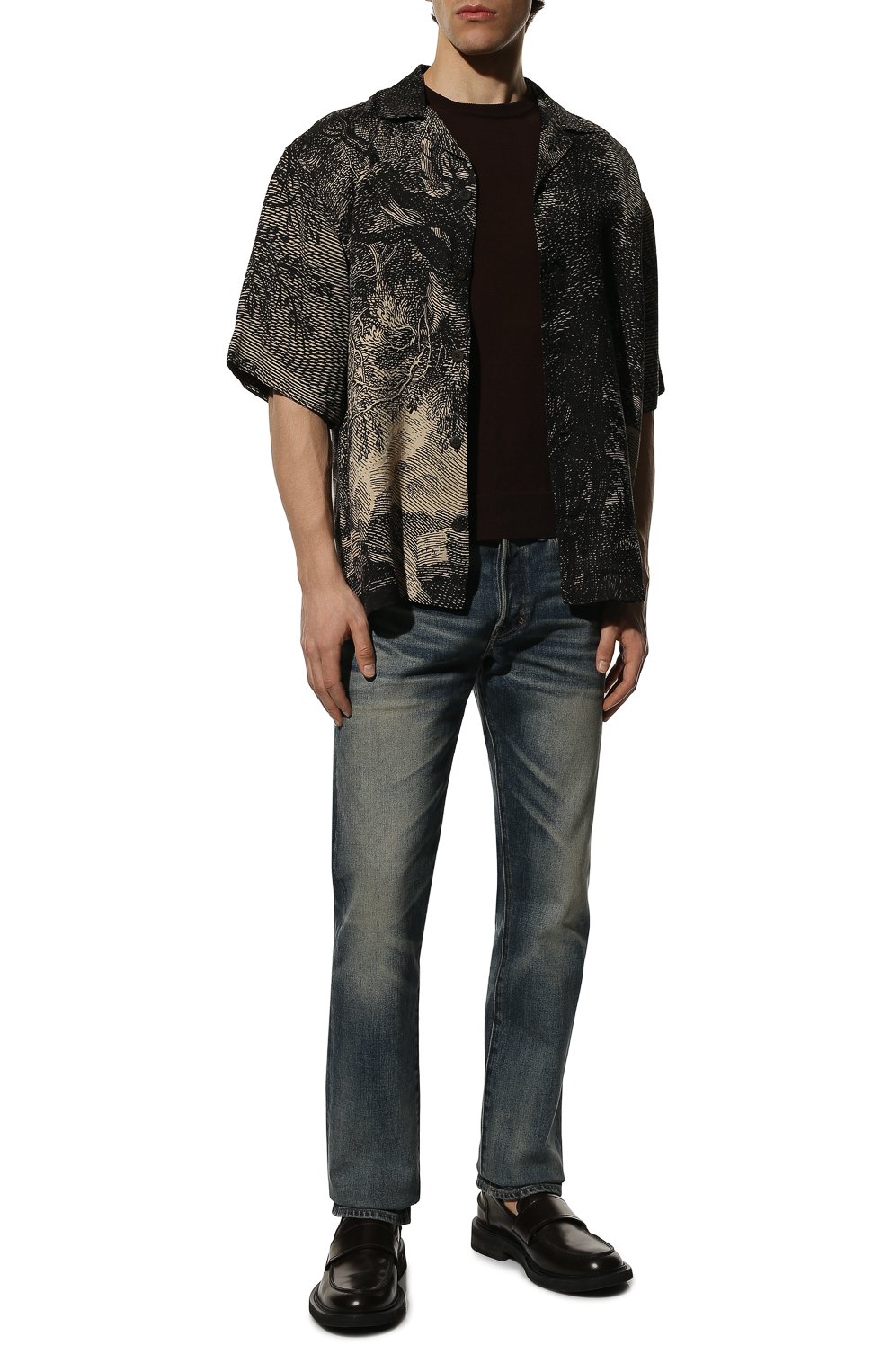 Хлопковый джемпер IL BORGO CASHMERE темно-коричневого цвета по цене 34350 руб., арт. 55-854M0DG0, фото 2 Хлопковый джемпер IL BORGO CASHMERE, арт. 55-854M0DG0, фото 2