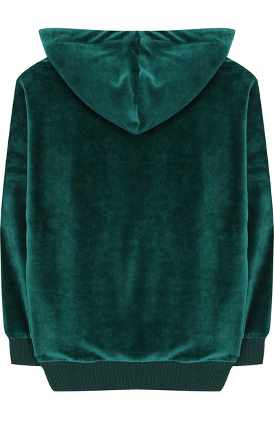 Бархатное худи с логотипом бренда SOMETIME SOON, арт. 70130364, фото 2