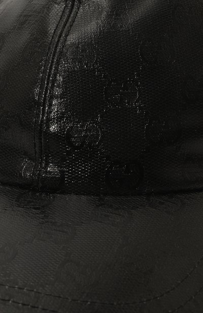 Бейсболка GUCCI черного цвета по цене 51800 руб., арт. 760147/4HA4C, фото 4 Бейсболка GUCCI, арт. 760147/4HA4C, фото 4
