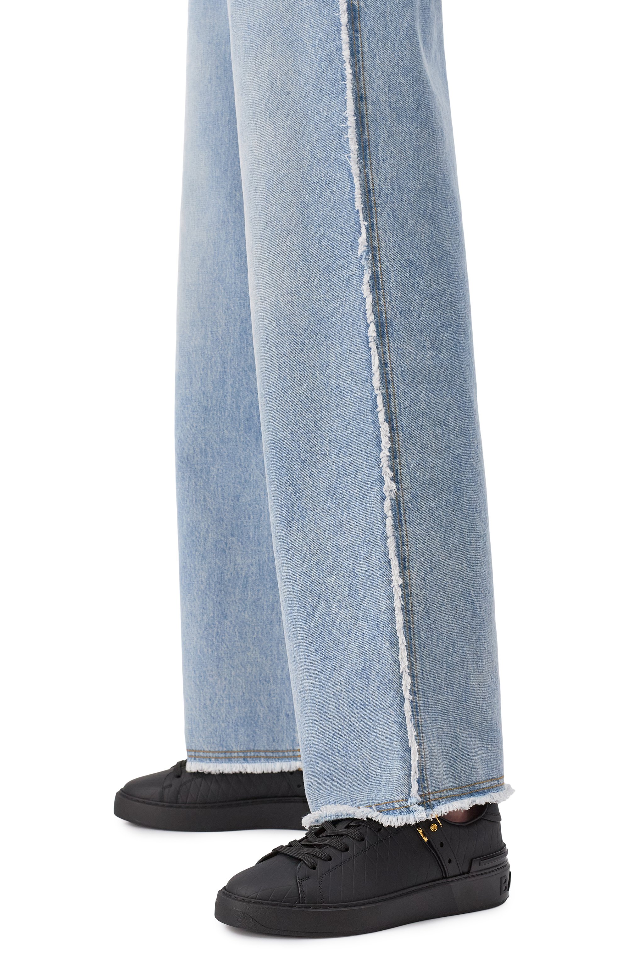 Кожаные кеды b-court b-buzz BALMAIN, арт. EN1VI738/LCGD, фото 3