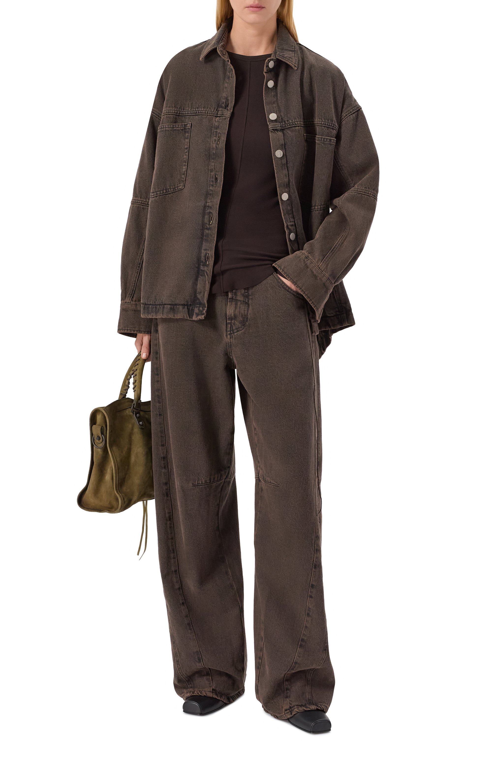 Джинсы ANDREA YA'AQOV, арт. 25WDEN65/C0TT0N, фото 2