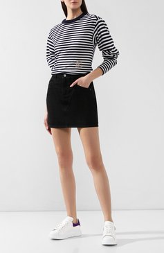 Кожаные кеды oversized ALEXANDER MCQUEEN, арт. 462214/WHGP7, фото 1