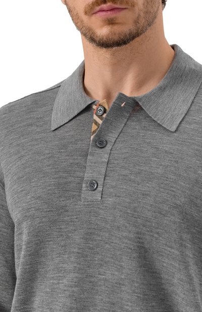 Шерстяное поло BURBERRY, арт. 8112144, фото 5